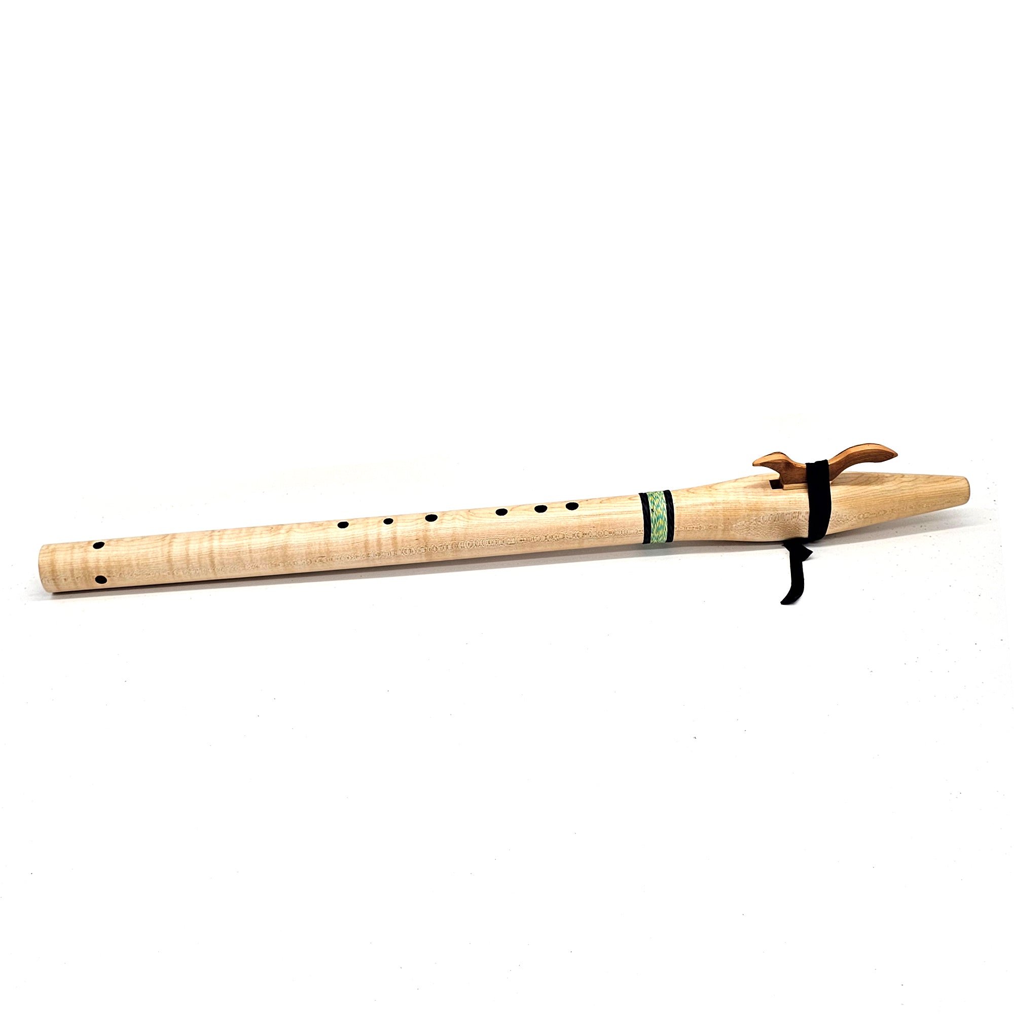 Tiger Maple Native American Style Bass C Flute