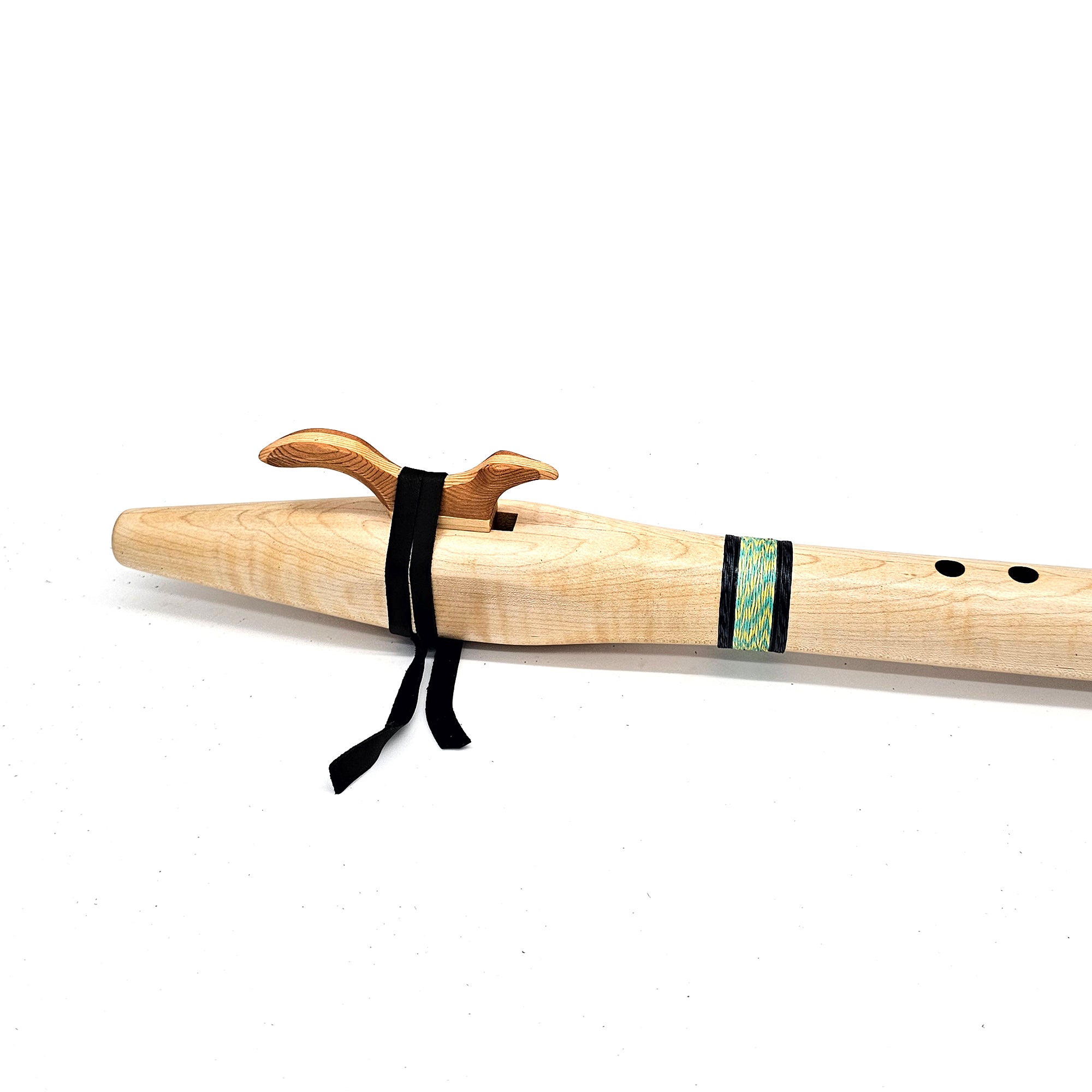 Tiger Maple Native American Style Bass C Flute
