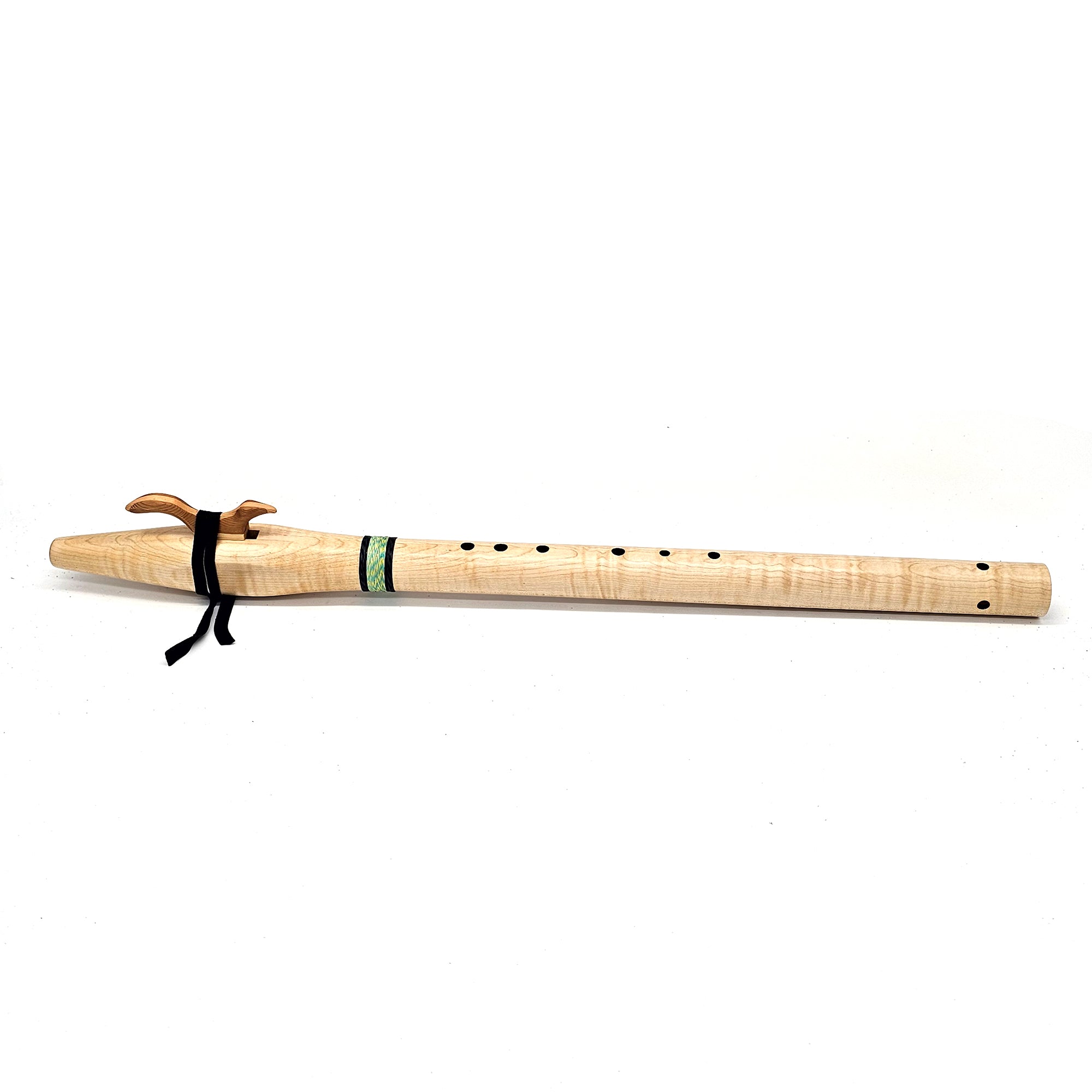 Tiger Maple Native American Style Bass C Flute