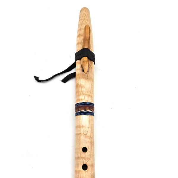 Tiger Maple Native American Style F Sharp Flute
