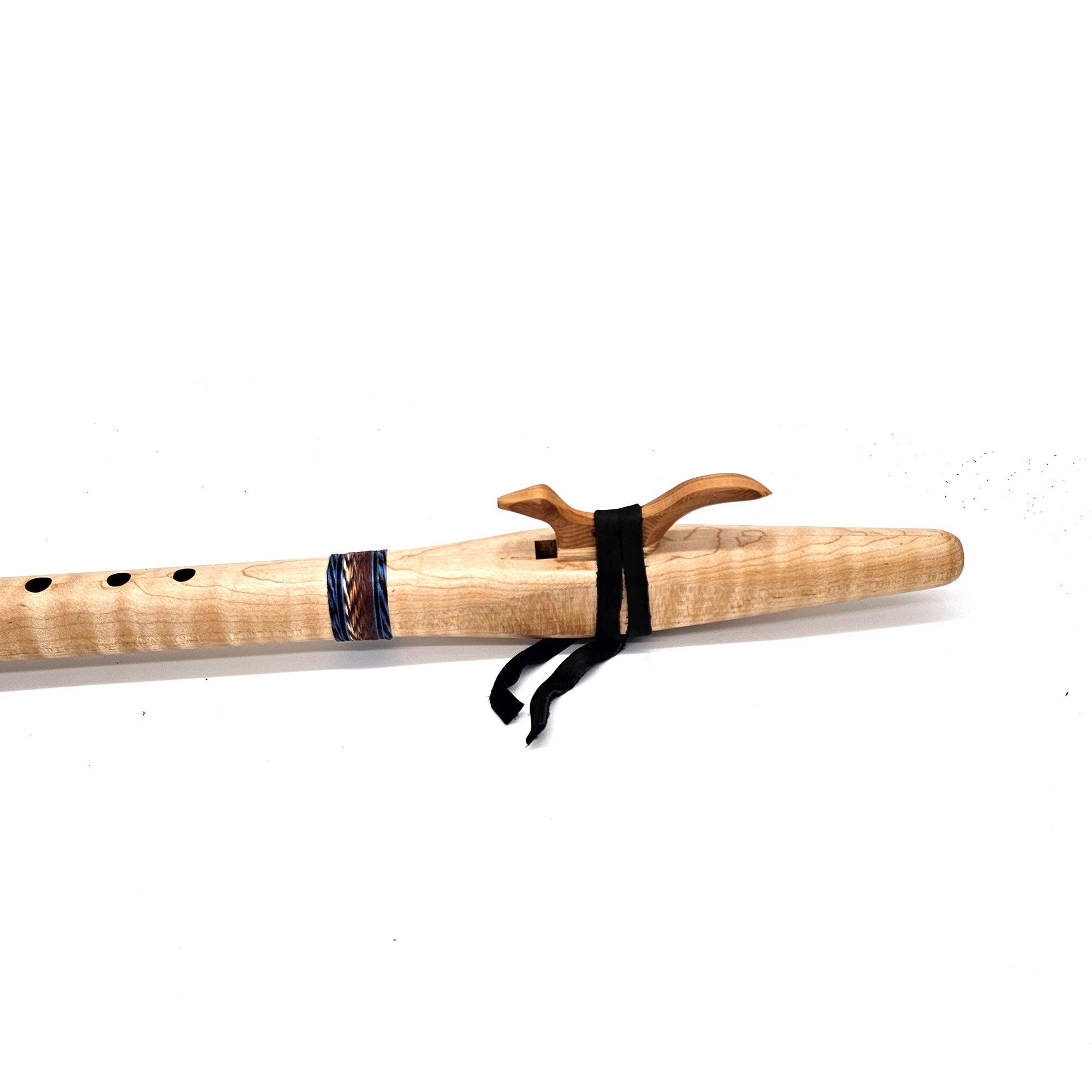 Tiger Maple Native American Style F Sharp Flute