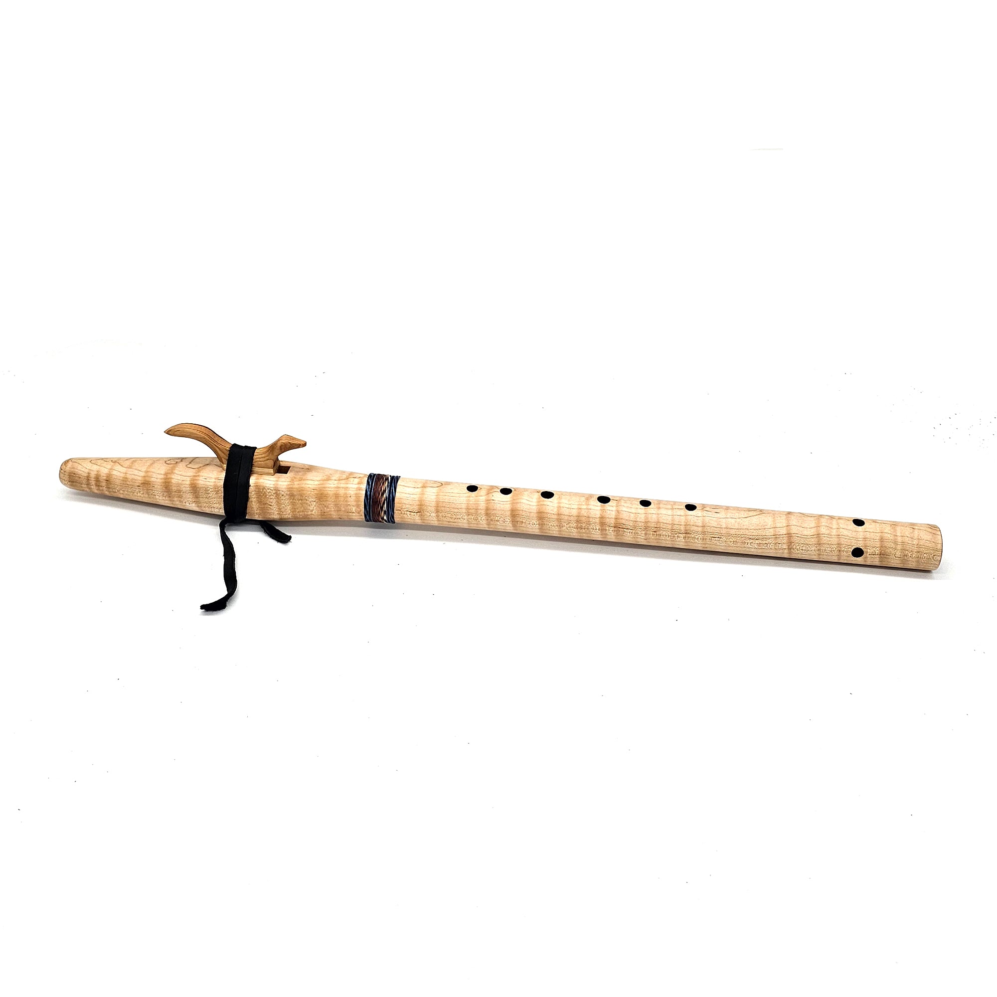 Tiger Maple Native American Style F Sharp Flute