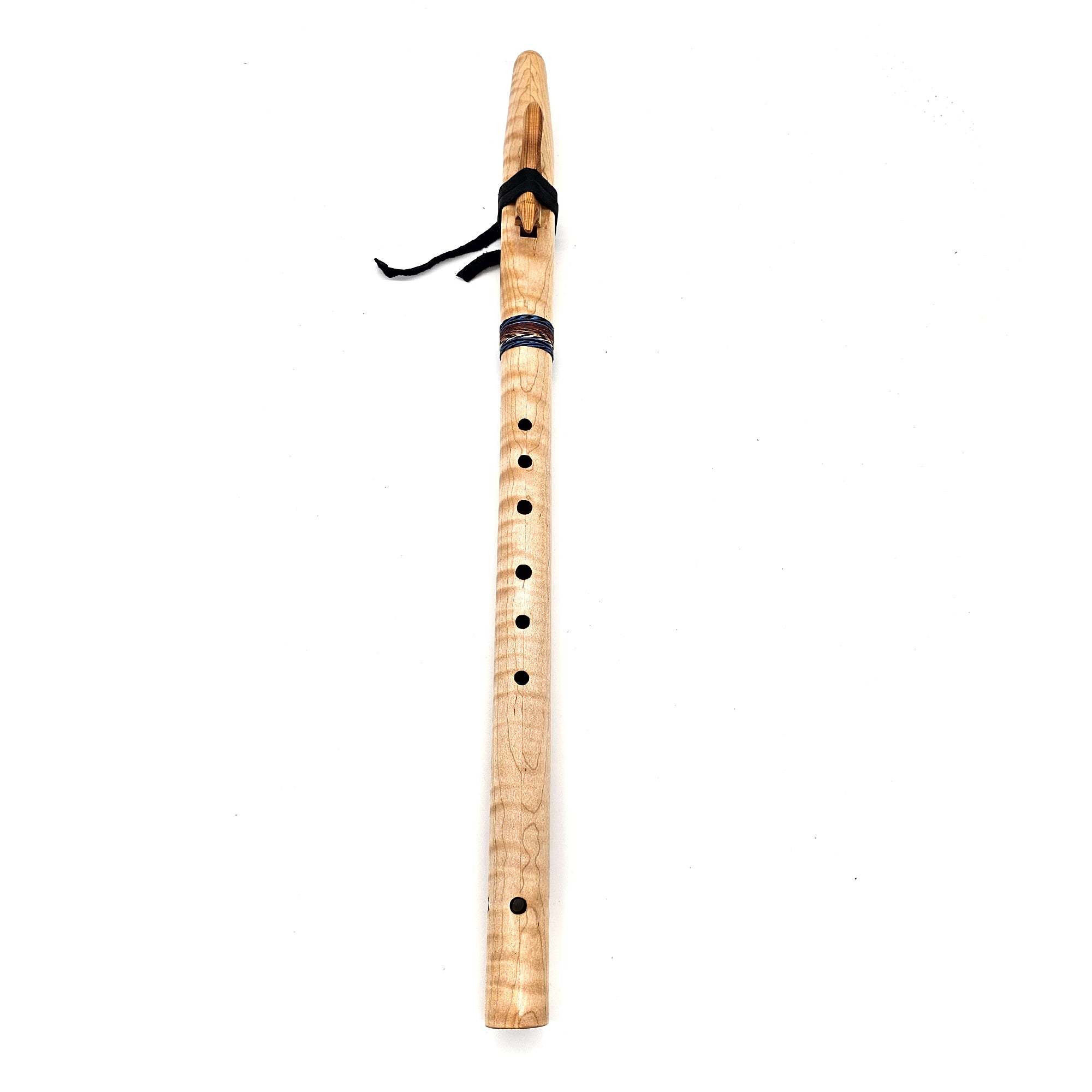 Tiger Maple Native American Style F Sharp Flute