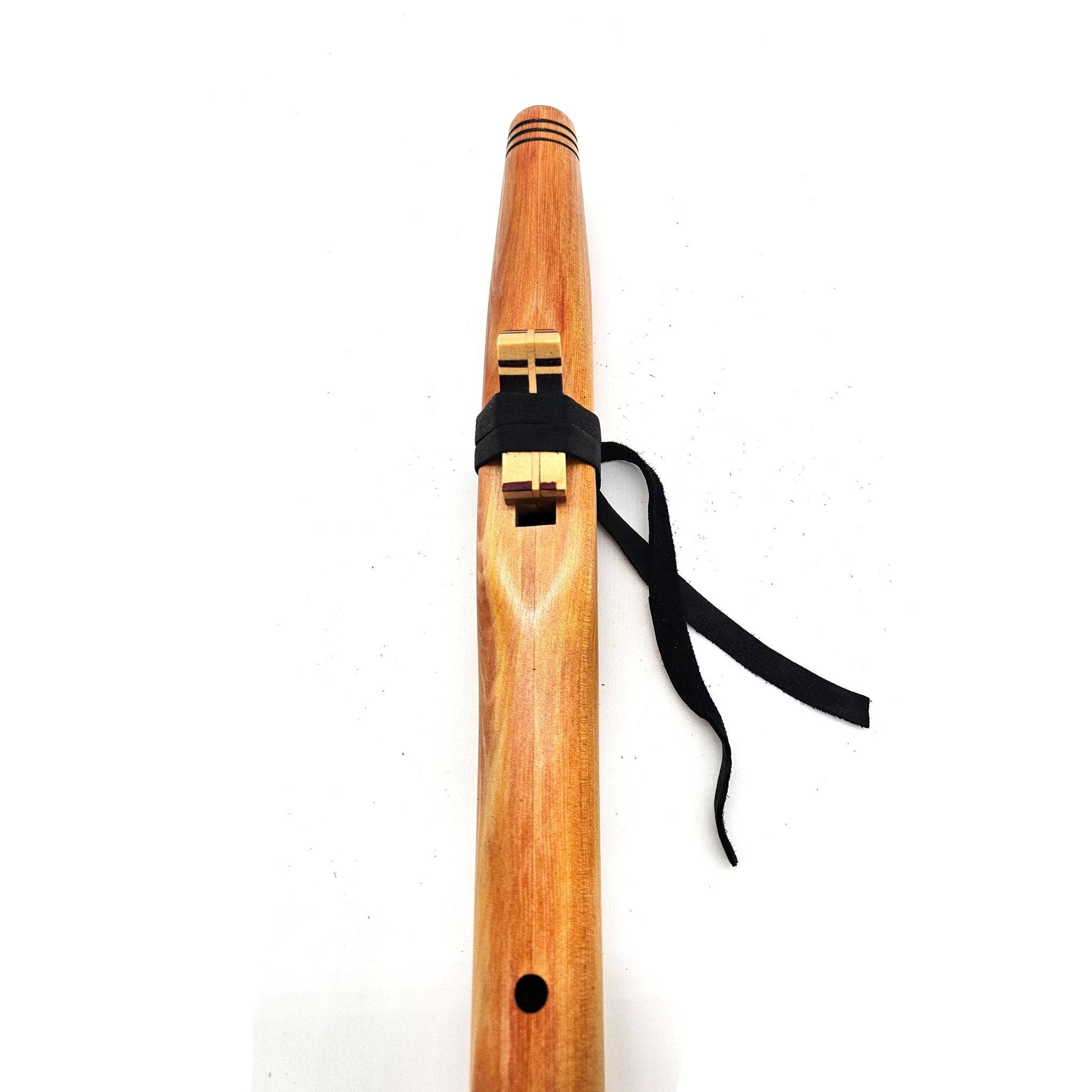 Limited Edition - Turmeric Hibiscus Stained Hemlock Hijaz flute in the key of A