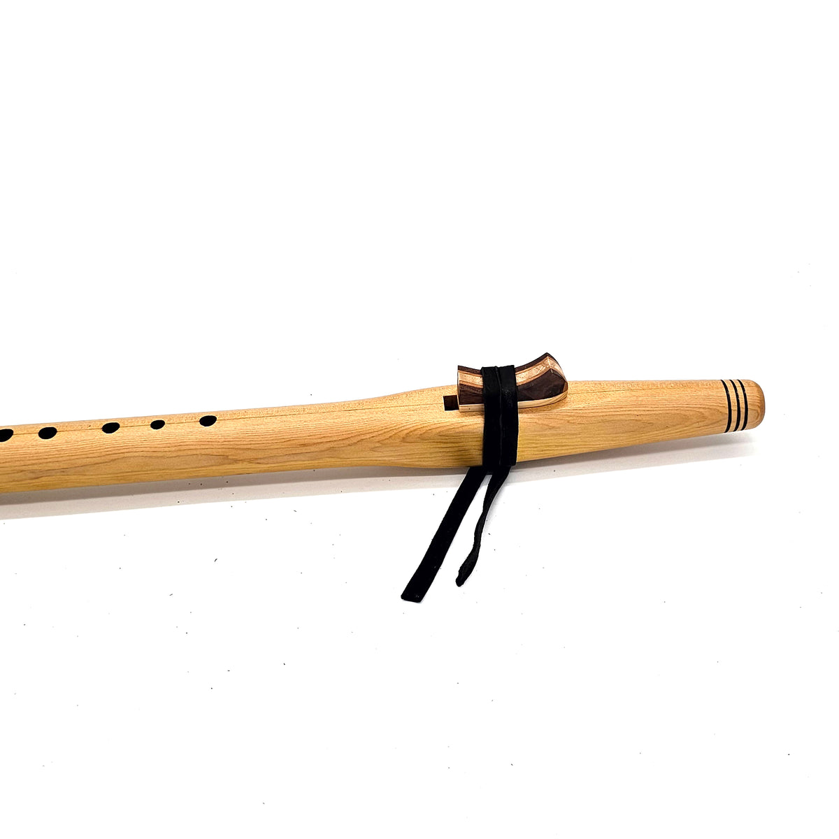 Turmeric Hibiscus Stained Hemlock Hijaz flute in the key of A -SALE