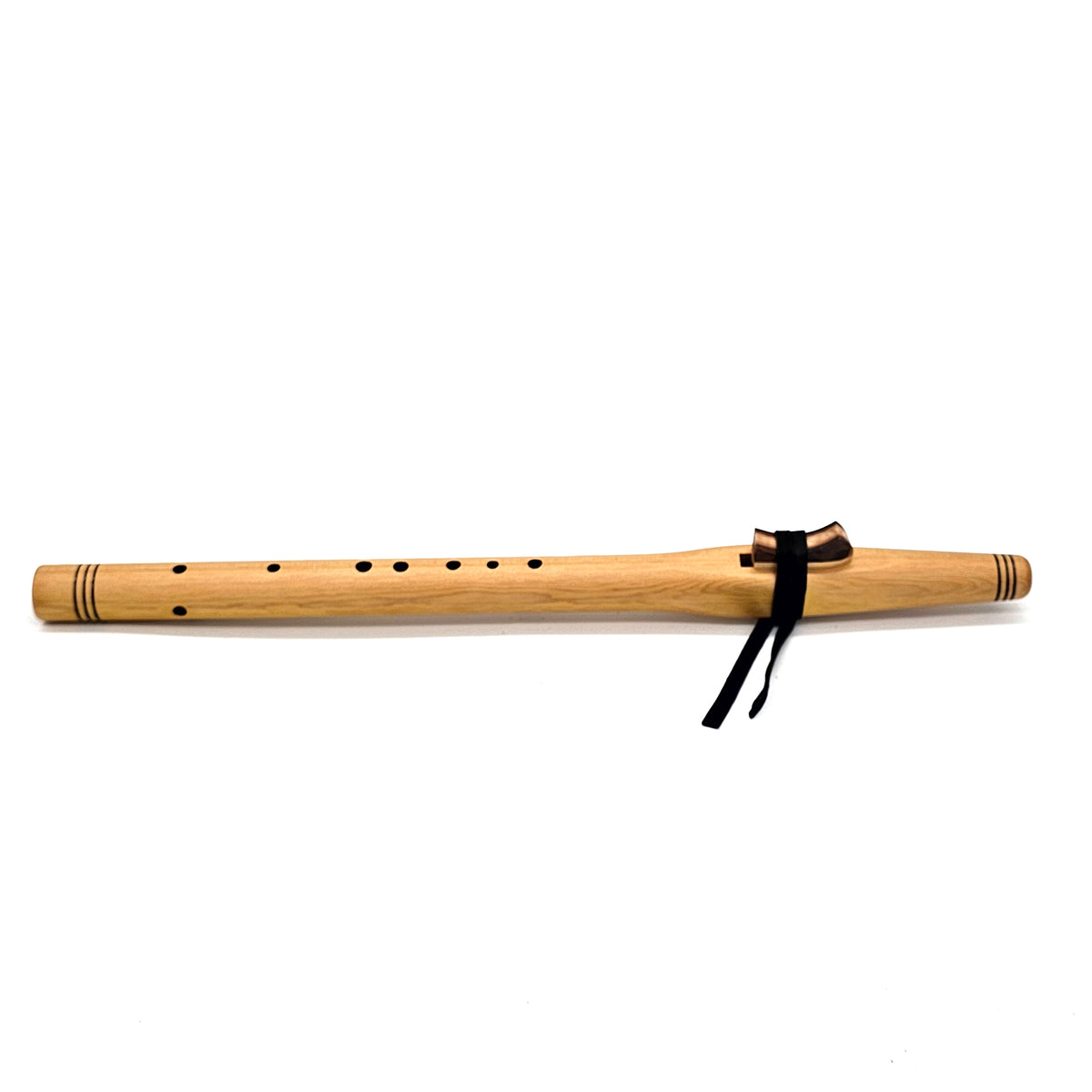 Turmeric Hibiscus Stained Hemlock Hijaz flute in the key of A -SALE