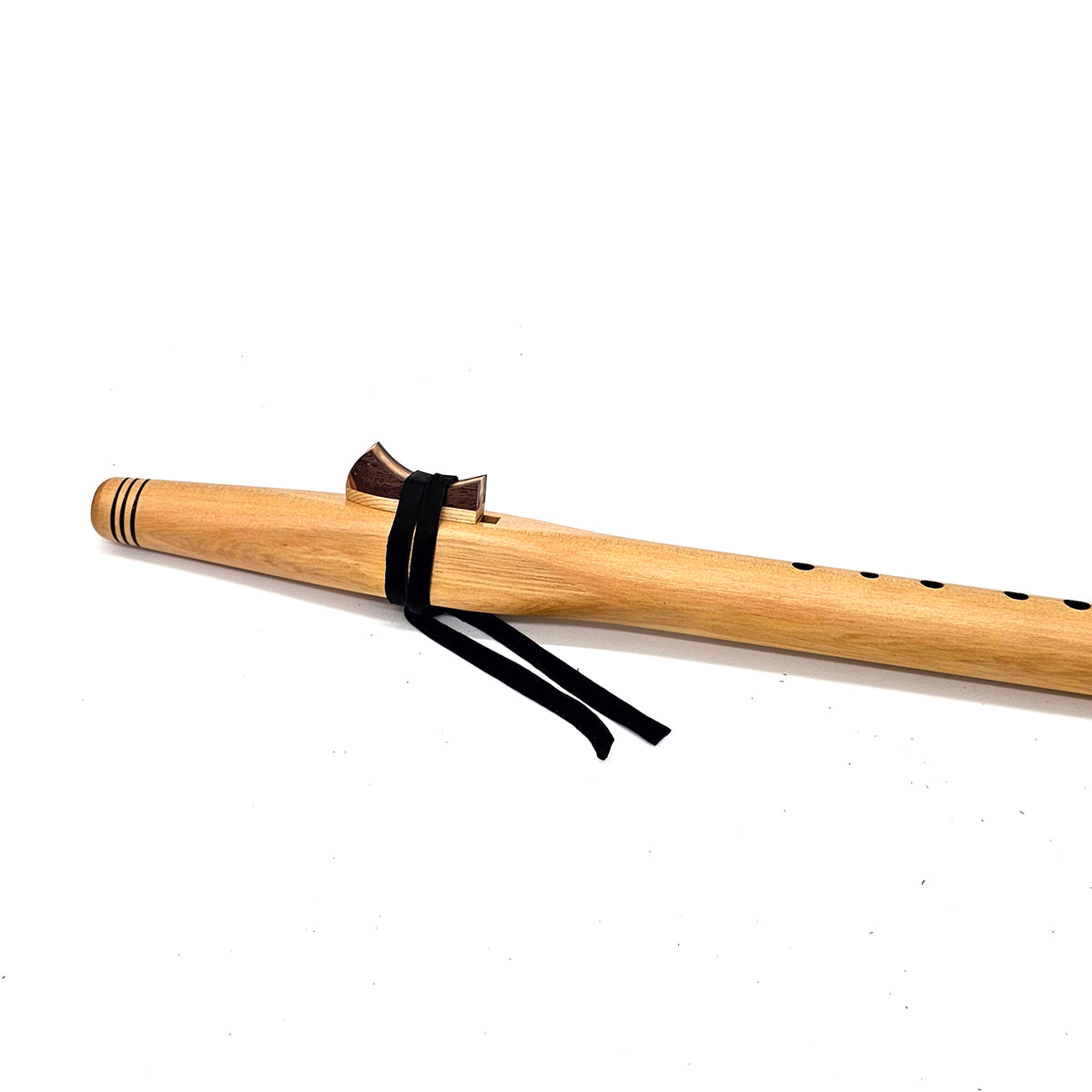Turmeric Hibiscus Stained Hemlock Hijaz flute in the key of A -SALE