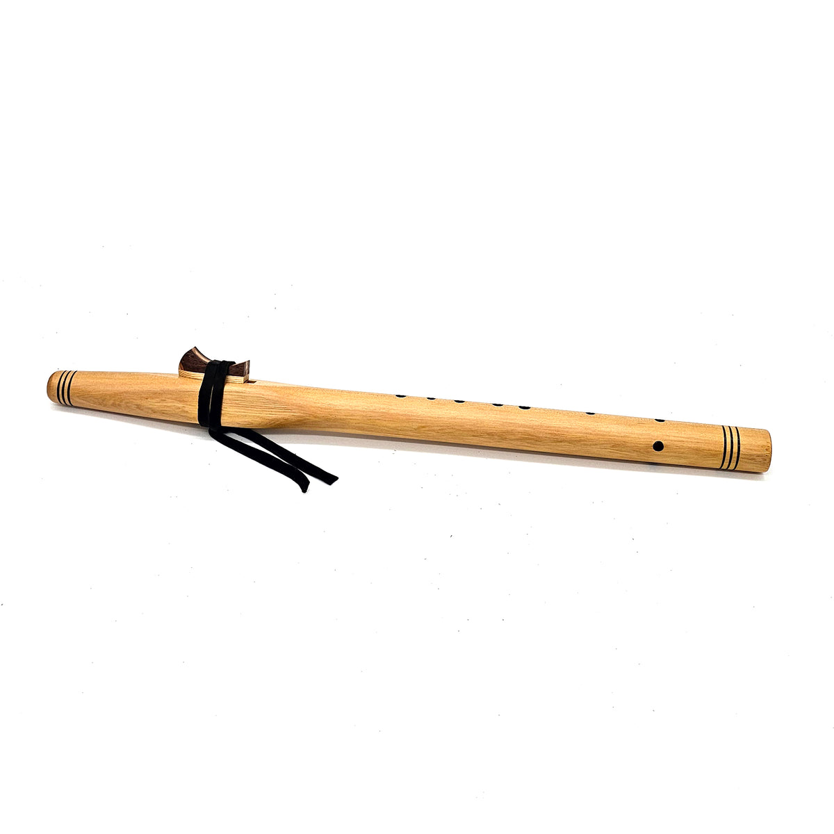 Turmeric Hibiscus Stained Hemlock Hijaz flute in the key of A -SALE