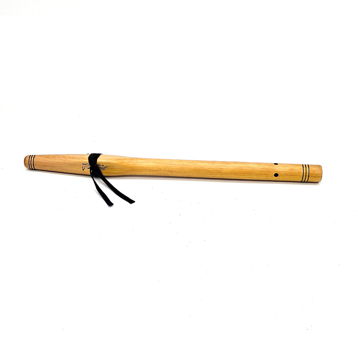 Turmeric Hibiscus Stained Hemlock Hijaz flute in the key of A -SALE
