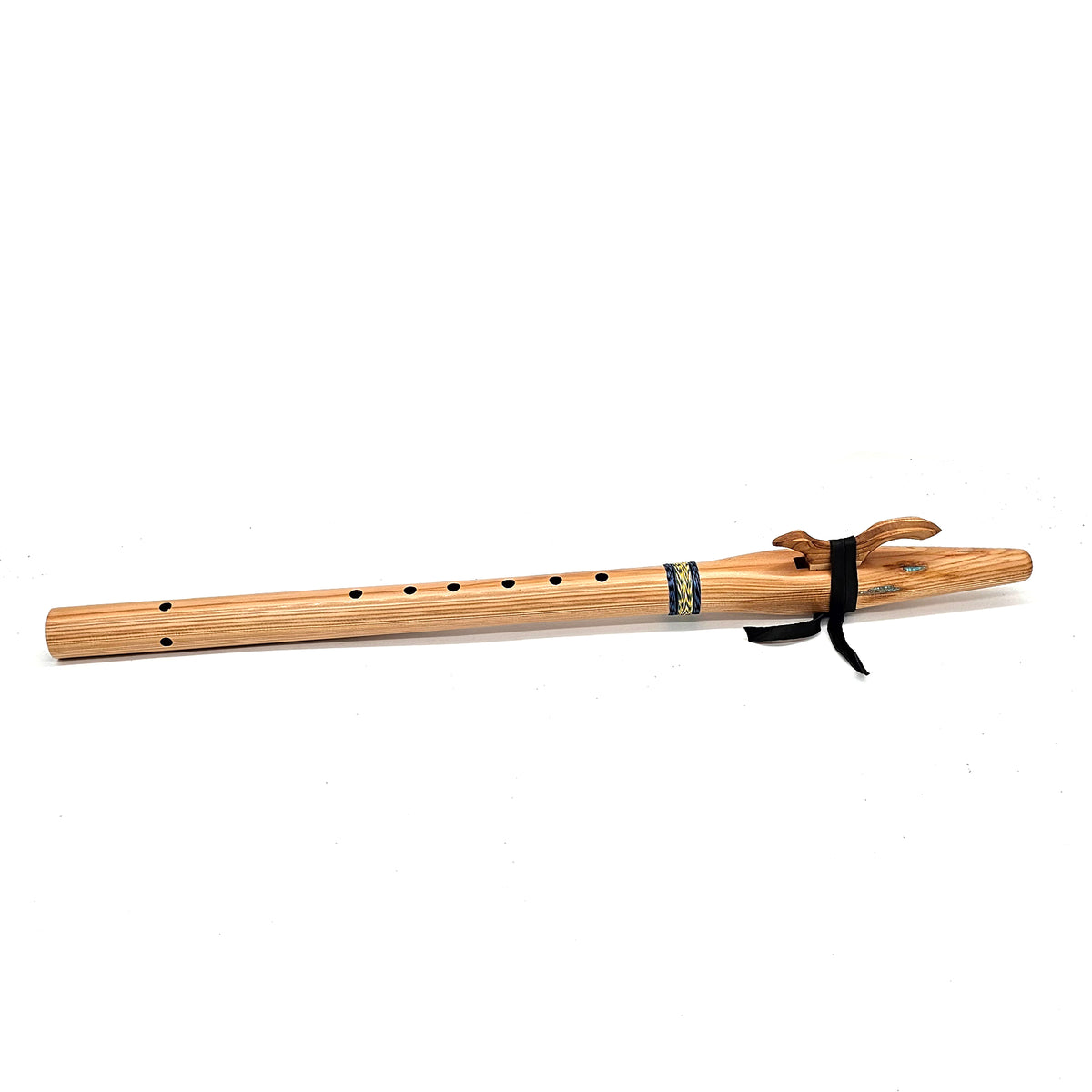 Turquoise Filled Douglas Fir Native American style E Flute