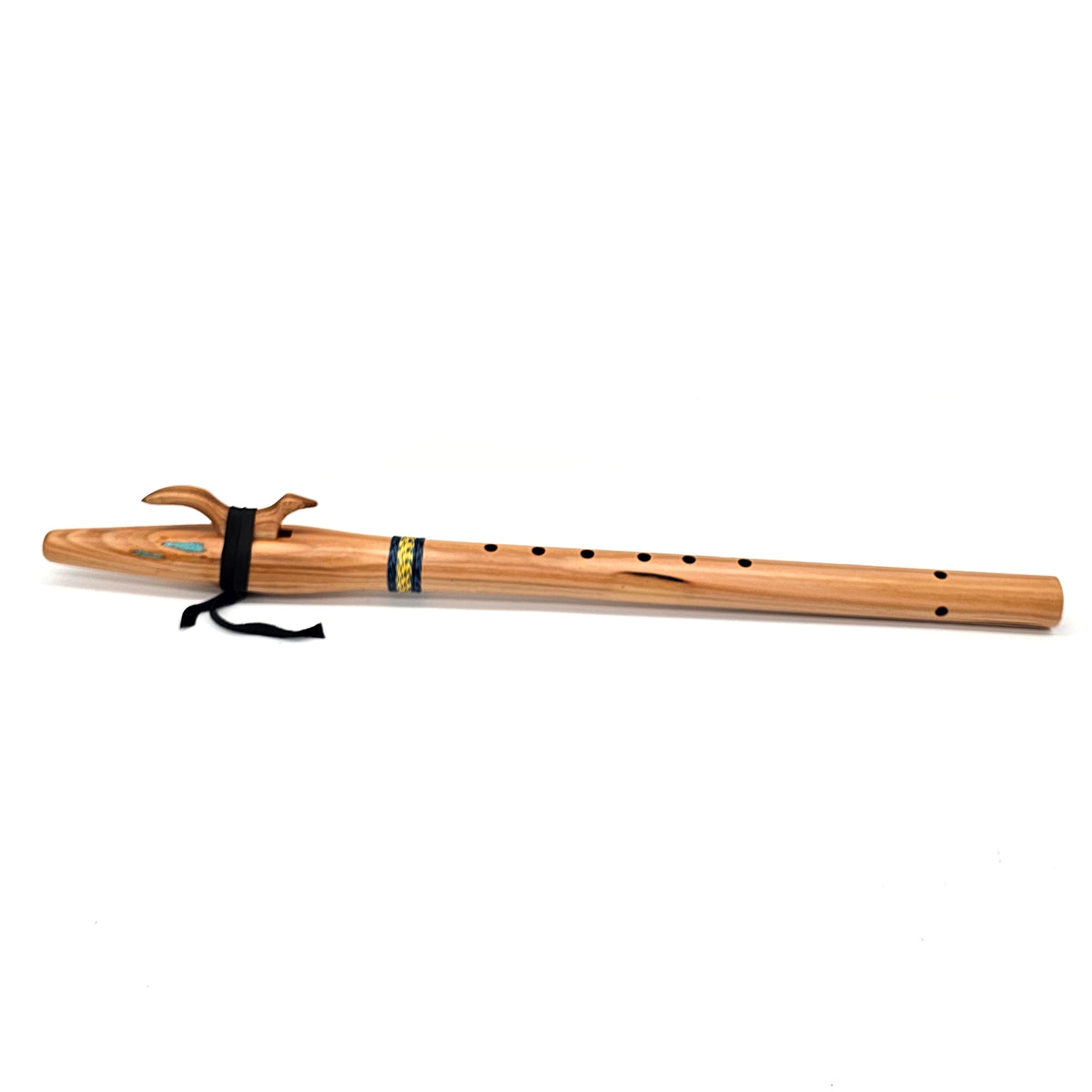 Turquoise Filled Douglas Fir Native American style E Flute