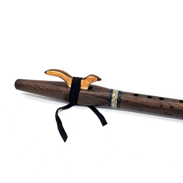 Turquoise and Iron Cedar Native American Style A Flute