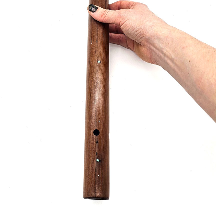 Turquoise Cedar Native American Style A Flute