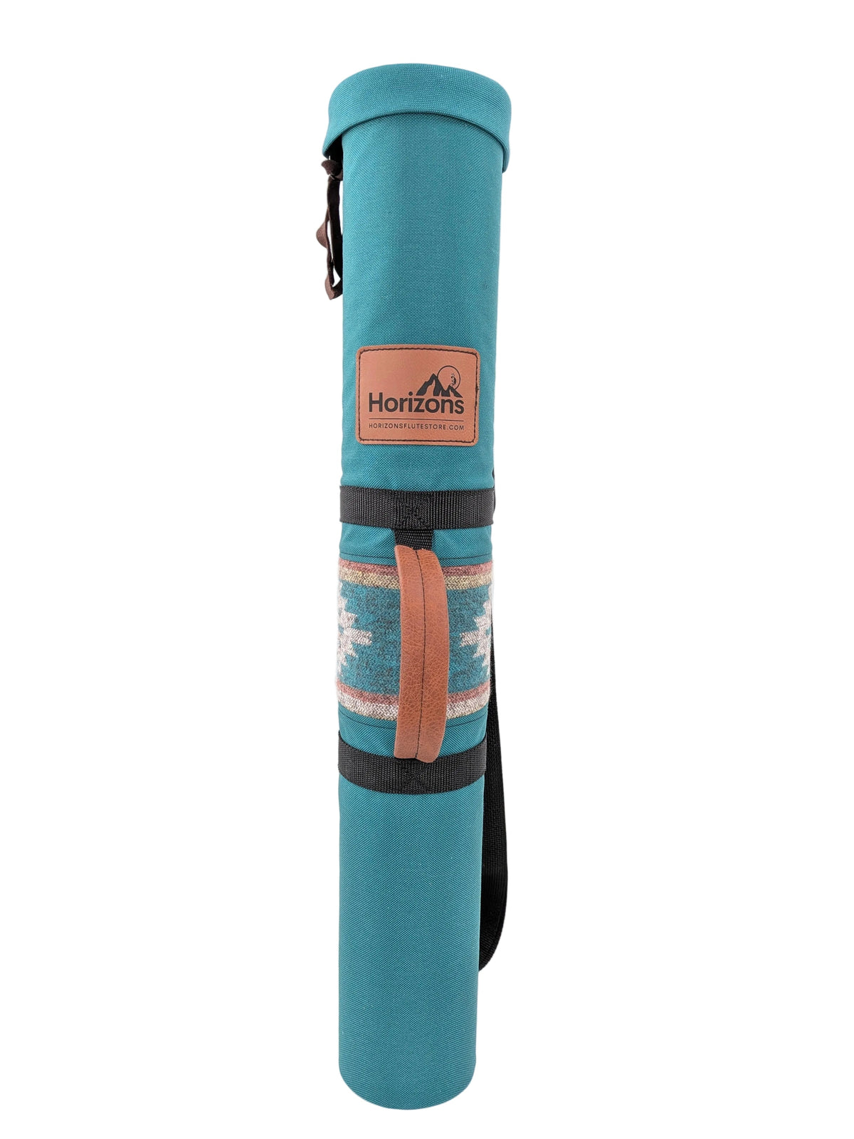 28" Length | Juniper Moss Green "Seeker" Native American Flute Hard Case | 1-3 Flute Capacity