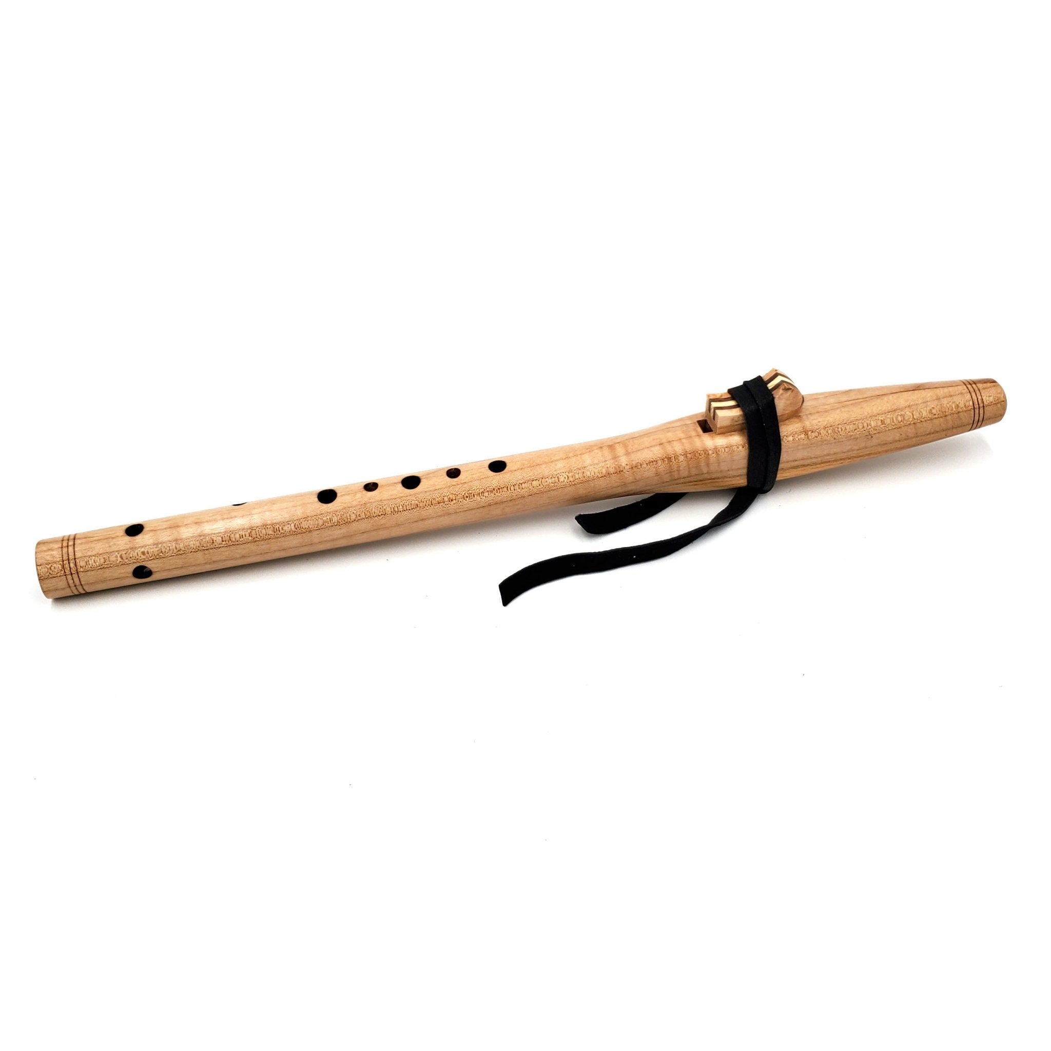 Figured Maple Hijaz Flute in the key of high C - #2409