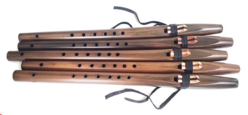 Basic Flute key of A - Dark Stained Cedar