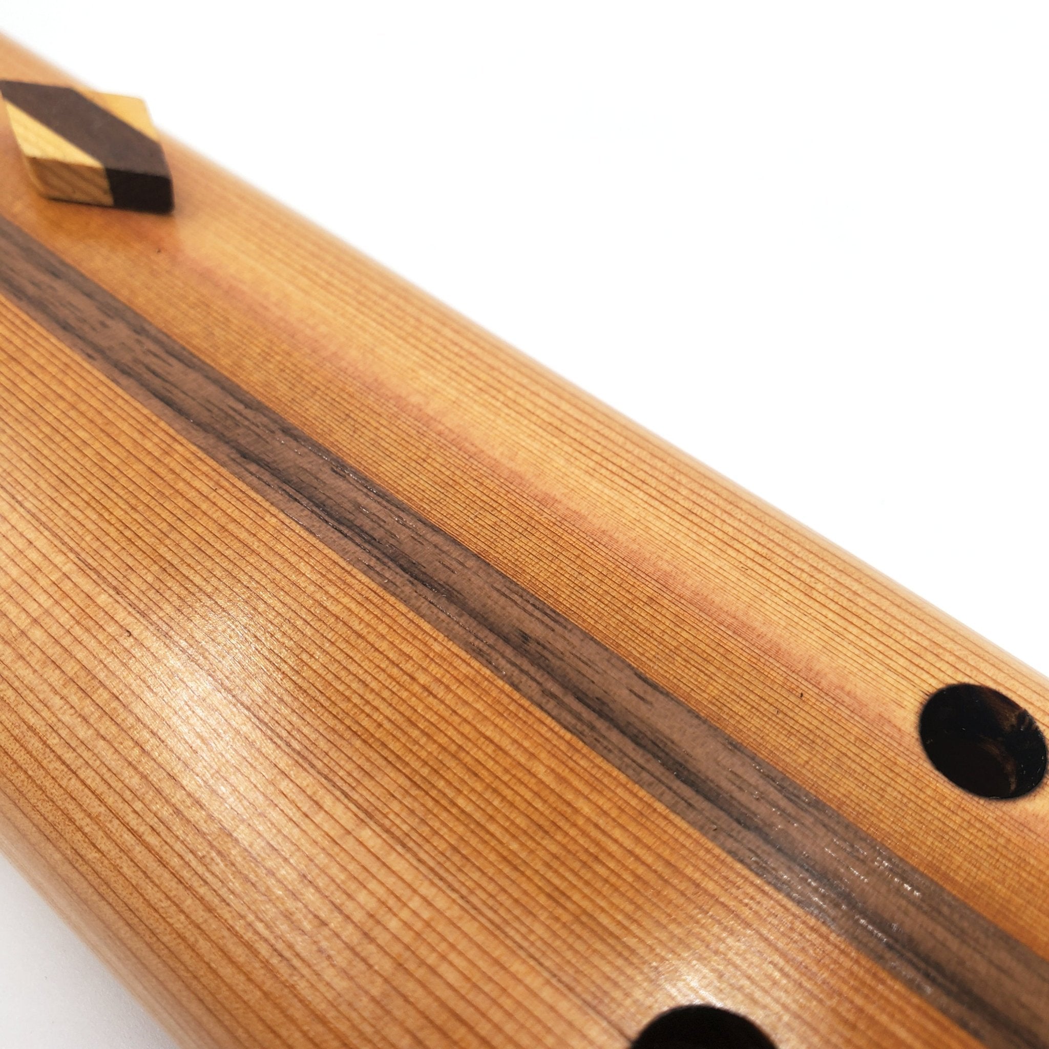 Western Red Cedar Drone Flute in the key of F# -#3038